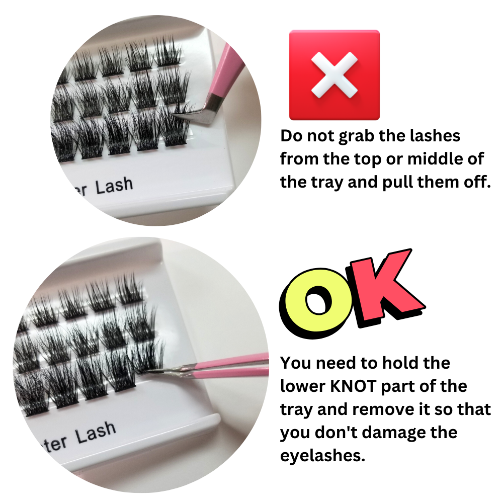 STARDEL_M-GLAM, DIY-CLUSTER (4 DIFFERENT LENGTH, 6 ROW)