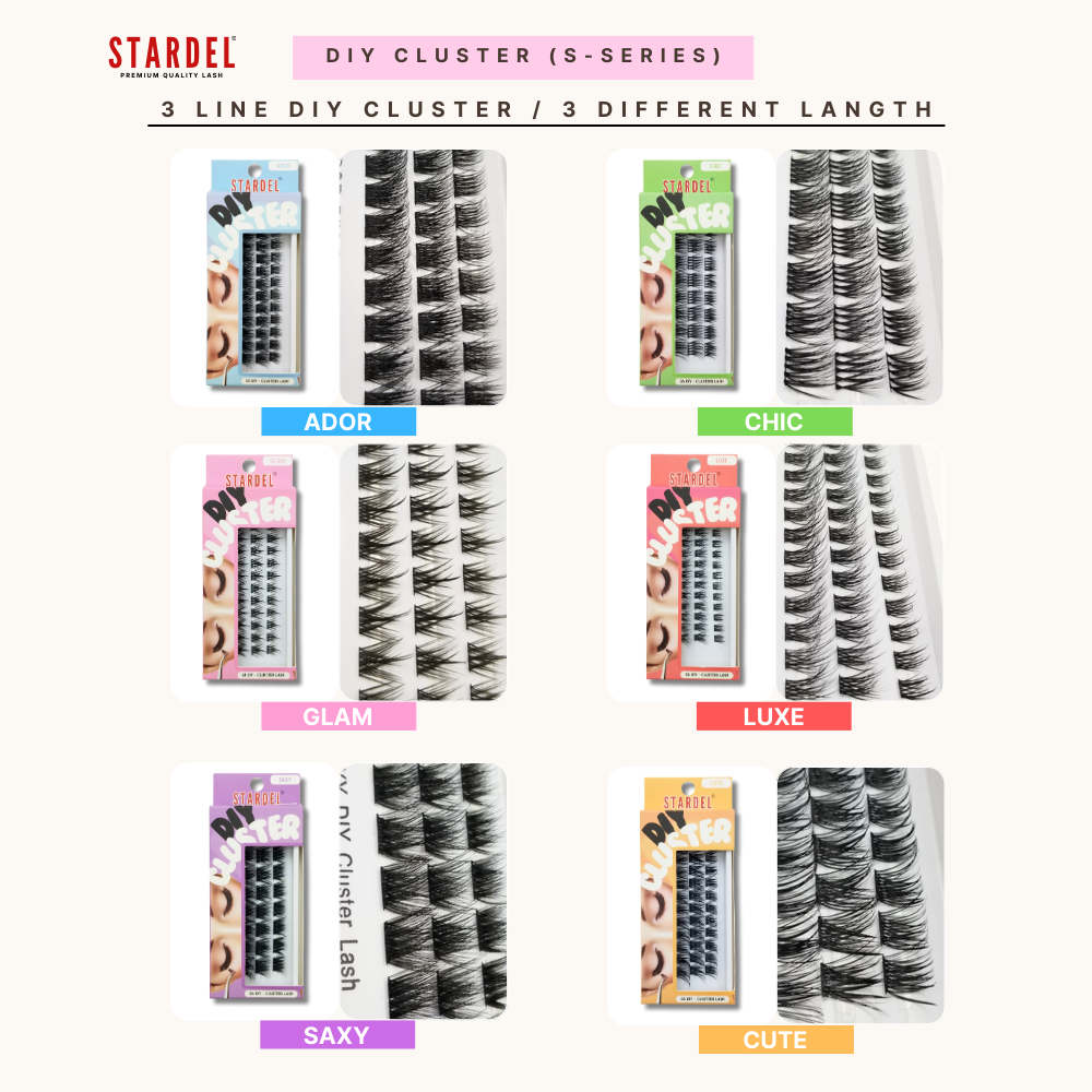 STARDEL_S-LUXE, DIY-CLUSTER (3 DIFFERENT LENGTH)