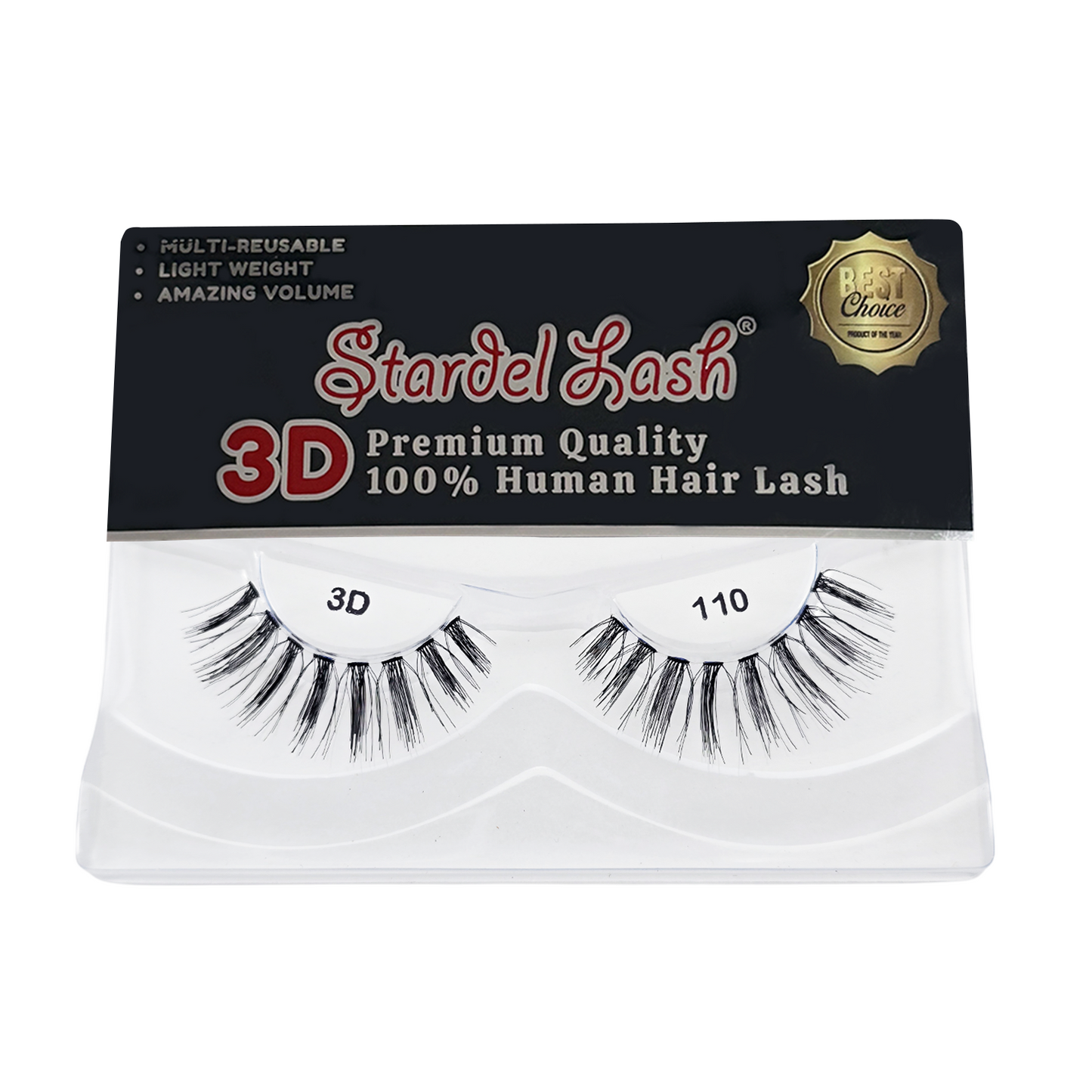 3D Human Primium Human Lashes - #3DP-110