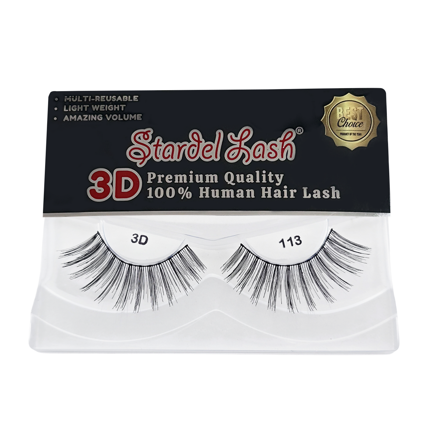 3D Human Primium Human Lashes - #3DP-113