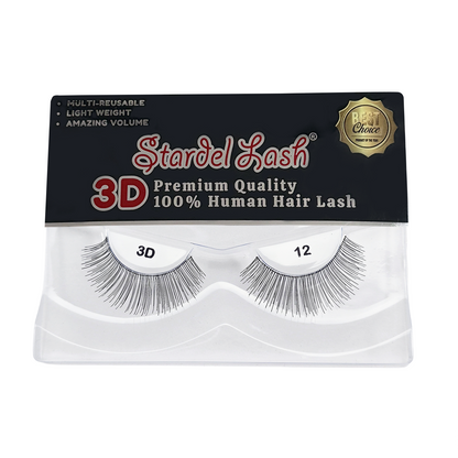 3D Human Primium Human Lashes - #3DP-12