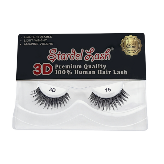 3D Human Primium Human Lashes - #3DP-15