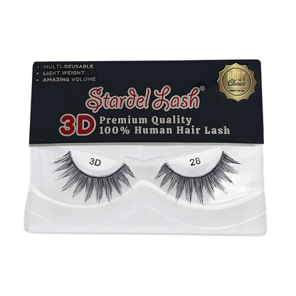 3D Human Primium Human Lashes - #3DP-28