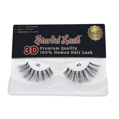3D Human Primium Human Lashes - #3DP-43