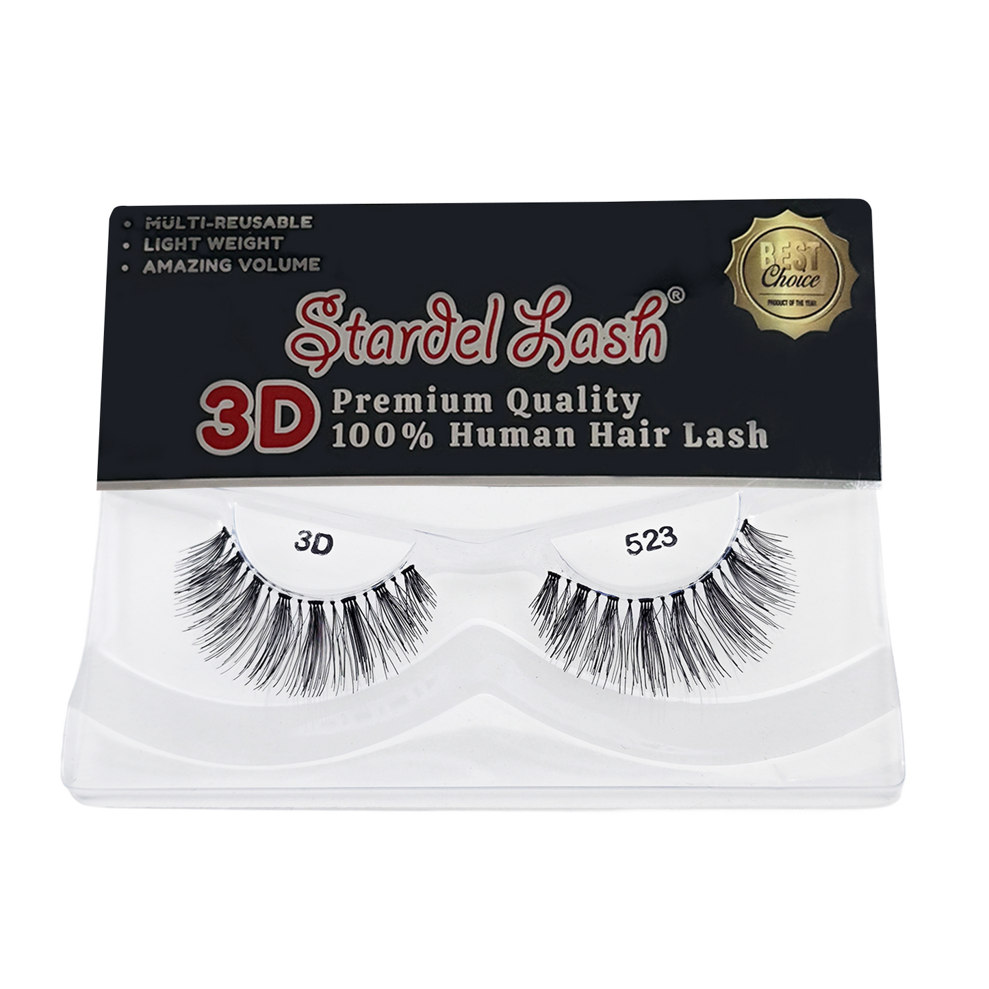 3D Human Primium Human Lashes - #3DP-523