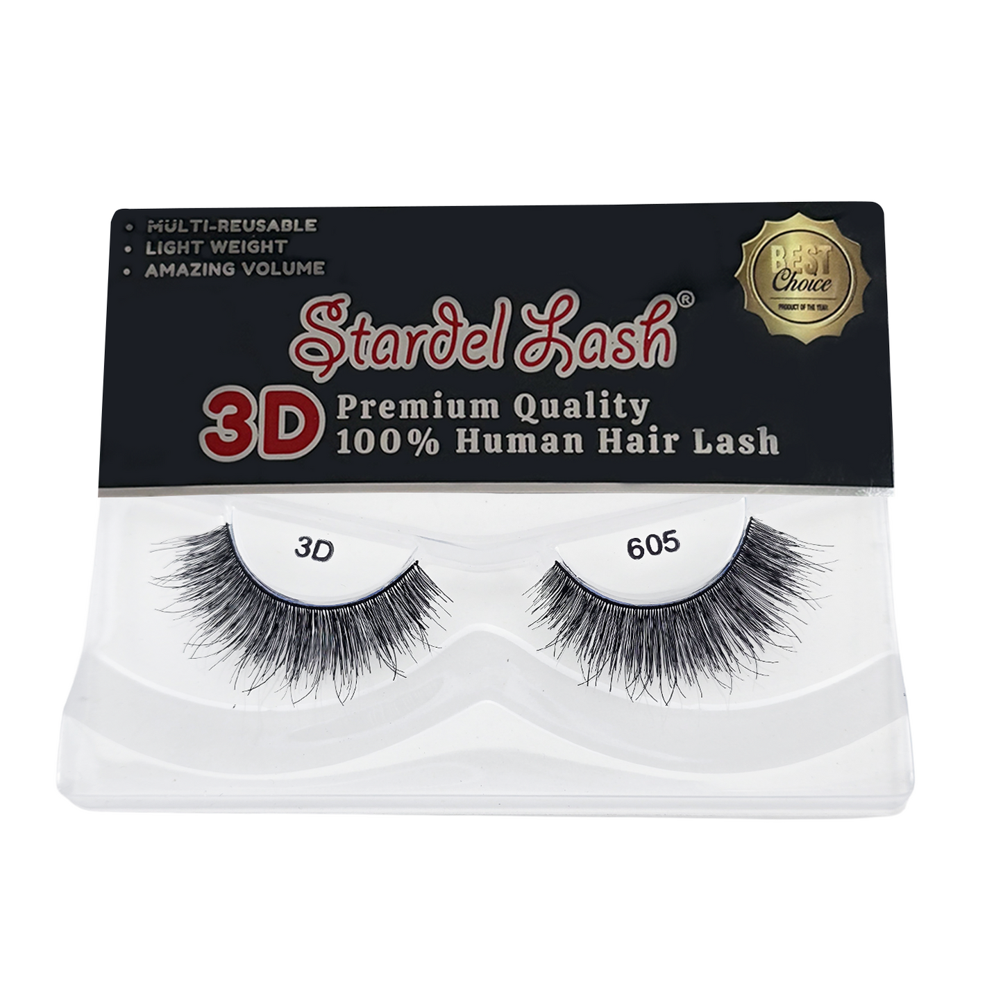 3D Human Primium Human Lashes - #3DP-605