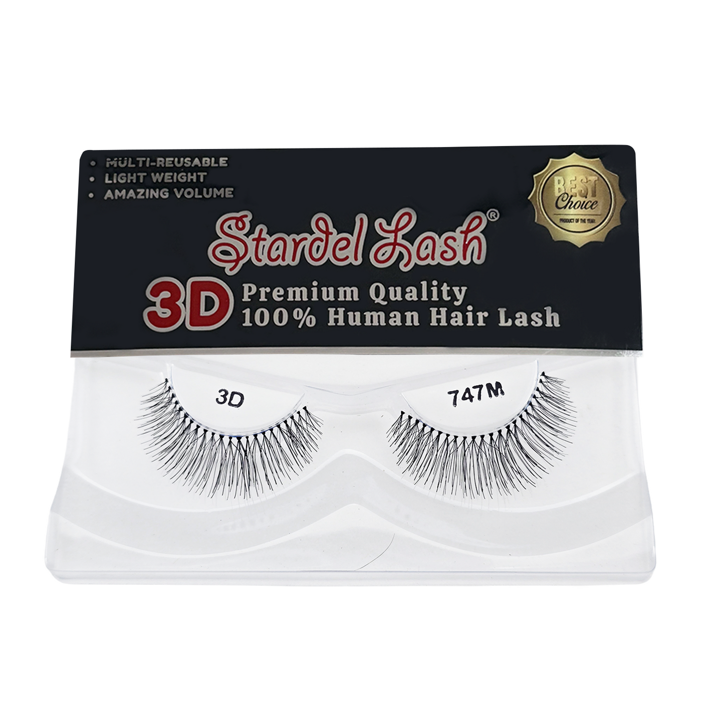 3D Human Primium Human Lashes - #3DP-747M