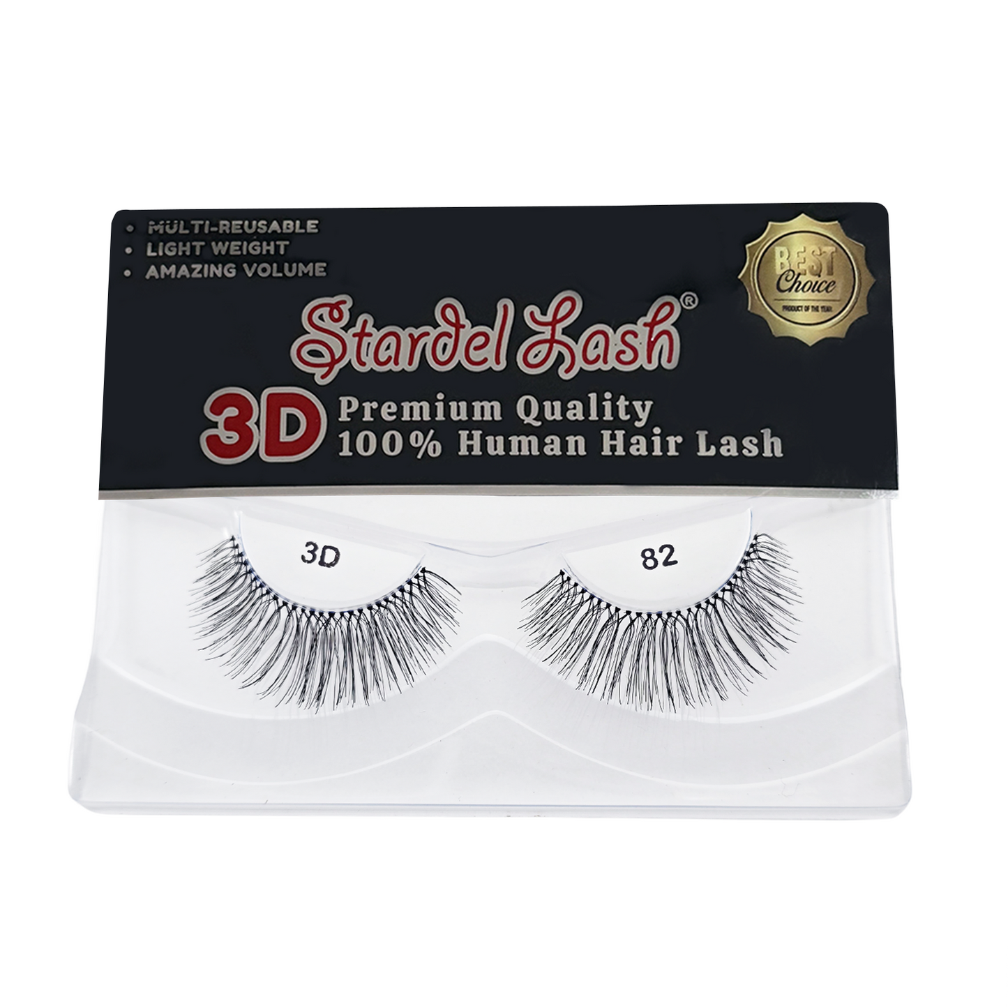 3D Human Primium Human Lashes - #3DP-82