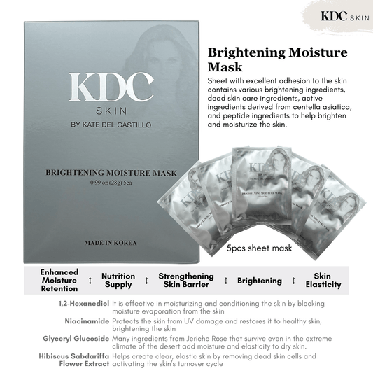 Kate Del Castillo_Brightening Moisture Mask pack