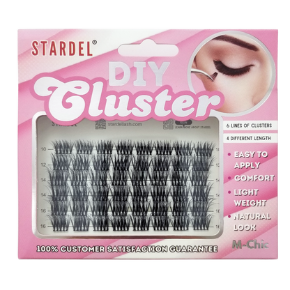 STARDEL_M-CHIC, DIY-CLUSTER (4 DIFFERENT LENGTH, 6 ROW)