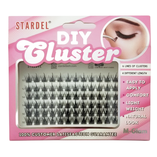 STARDEL_M-GLAM, DIY-CLUSTER (4 DIFFERENT LENGTH, 6 ROW)